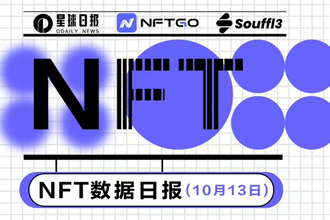NFT数据日报 | Azuki24小时成交量增长281.38%（10.13）